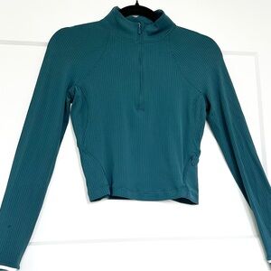 NWOT Lululemon It’s Rulu Ribbed Cropped Half Zip - SOLD OUT